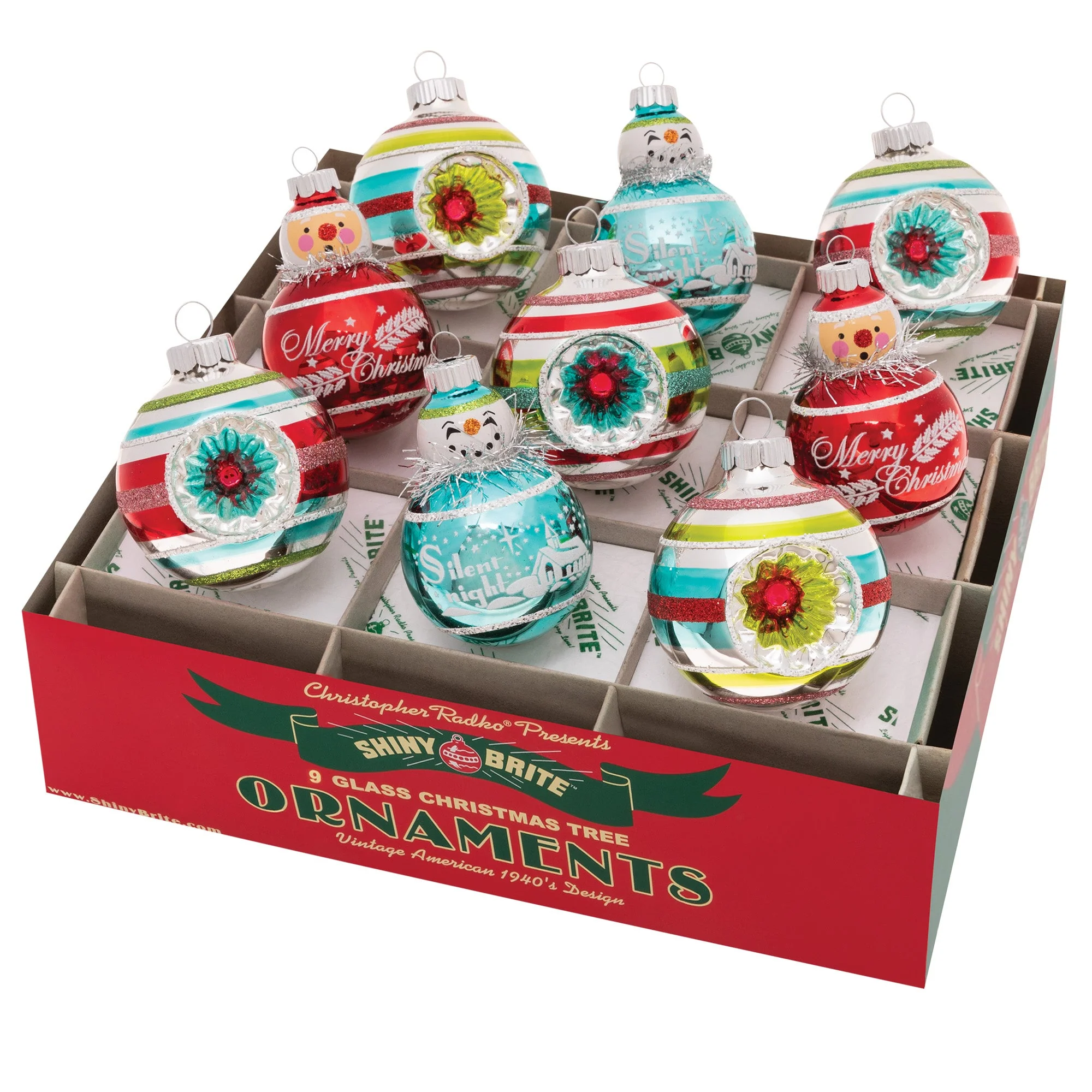 Festive Fete 9 Count 2.5" Reflector Rounds & Figures