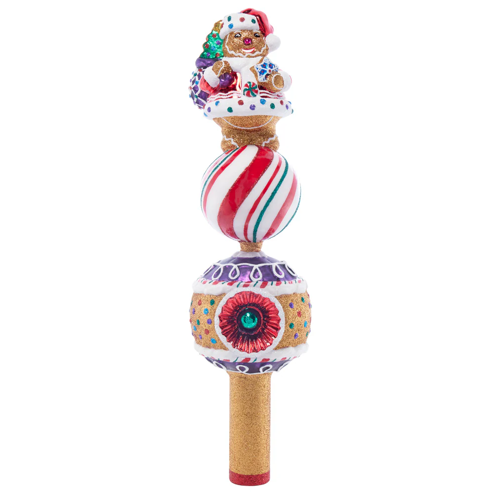 Gingersnap Santa Finial - Image 2