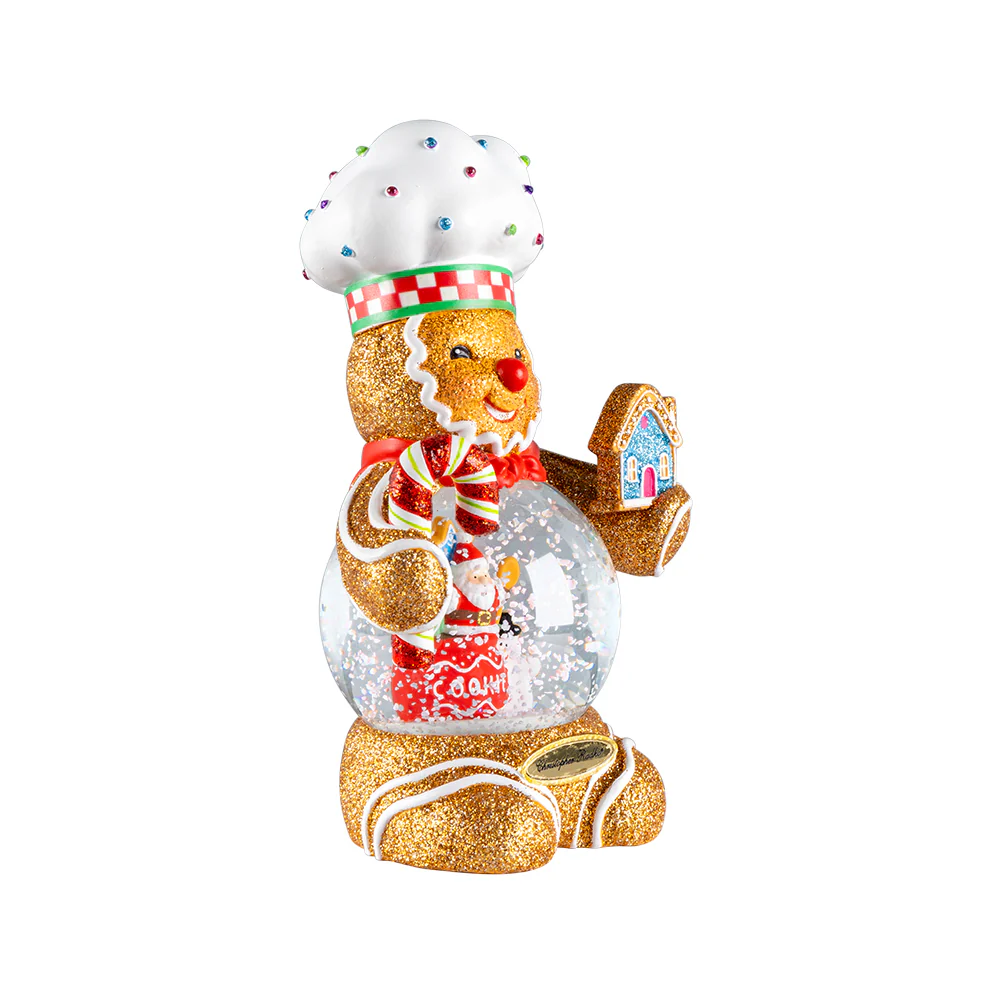 Jolly Ginger Baker Snowglobe - Image 3