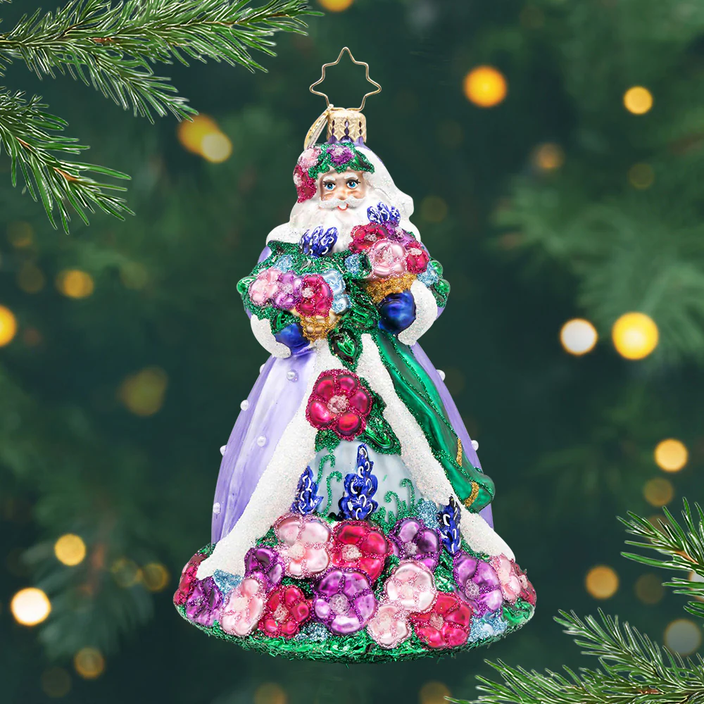 Santa in Full Bloom