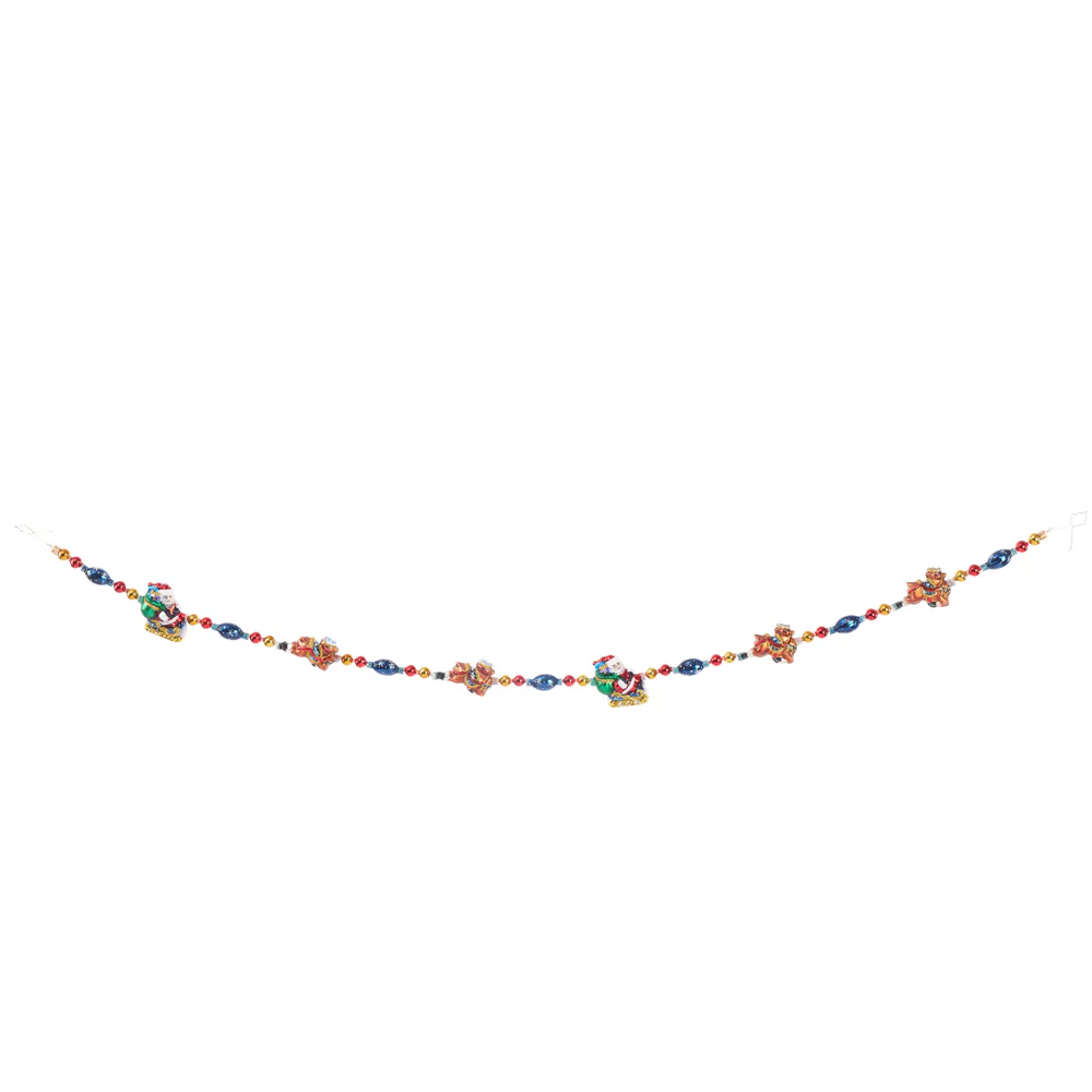 Sleigh Ride Santa Garland - Image 3