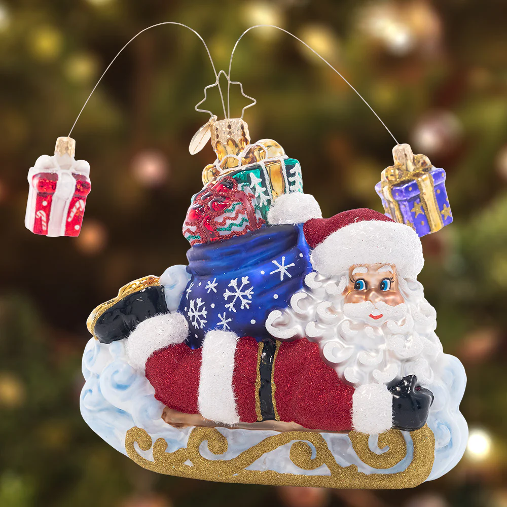 Snow Sliding Santa