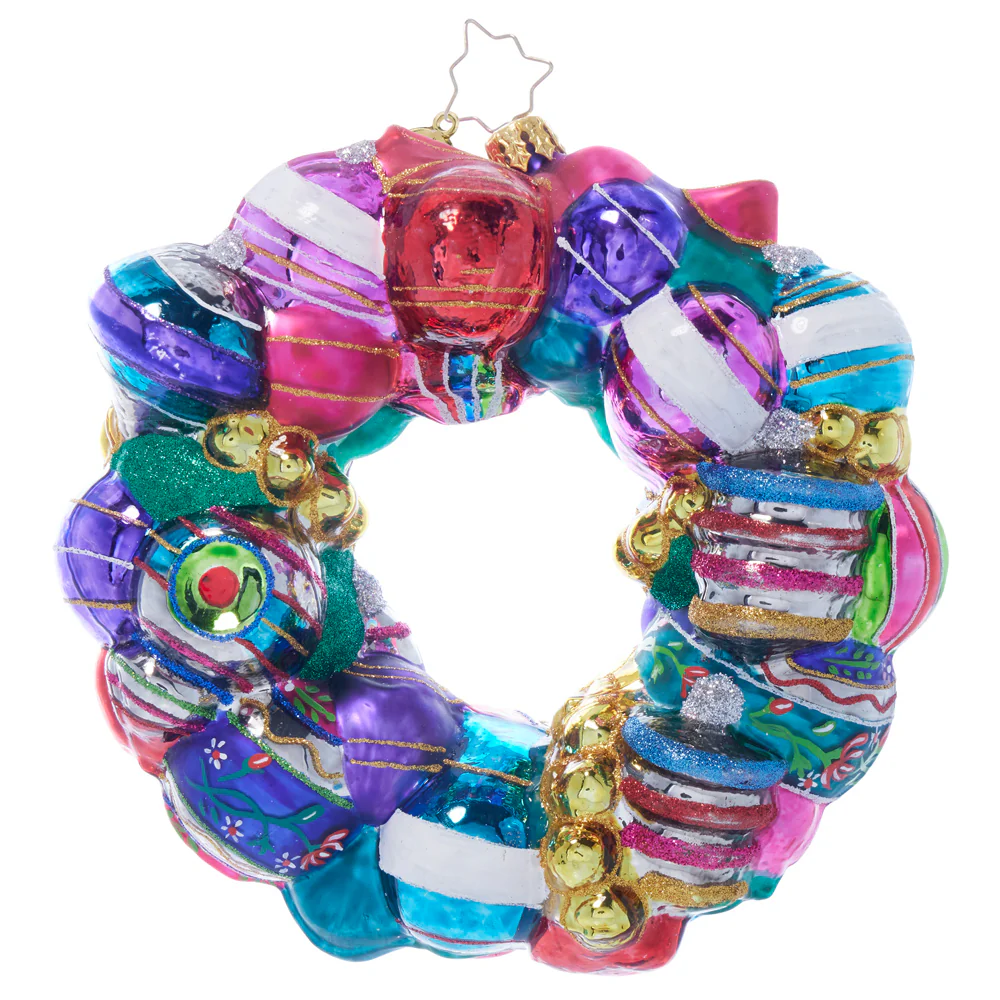 Vintage Holiday Wreath - Image 2