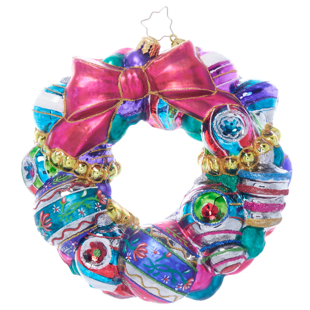 Vintage Holiday Wreath - Image 3